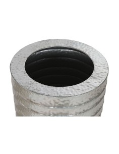Set de pots de fleurs Home ESPRIT Argenté Métal 51 x 51 x 123 cm 2