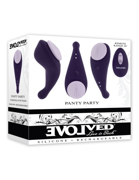 Vibromasseur Evolved Panty Party Violet