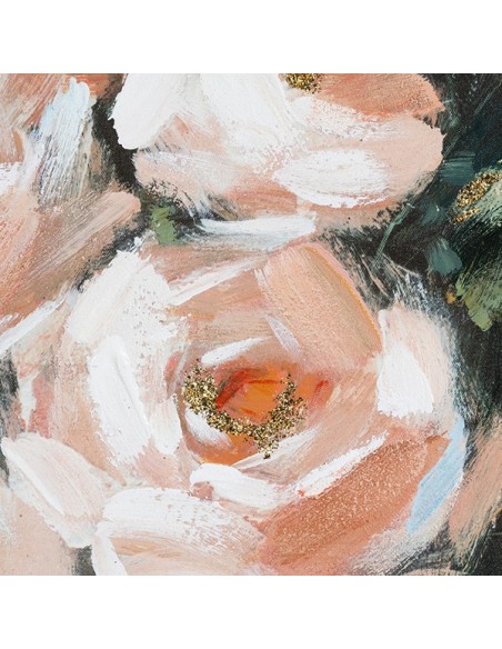 Cadre Huile Roses Bois de pin (80 X 4 x 100 cm)
