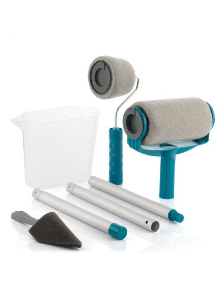Ensemble de rouleaux de peinture anti-goutte rechargeables Roll'n'paint InnovaGoods 5 Pièces