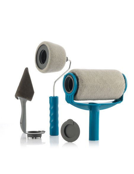 Ensemble de rouleaux de peinture anti-goutte rechargeables Roll'n'paint InnovaGoods 5 Pièces