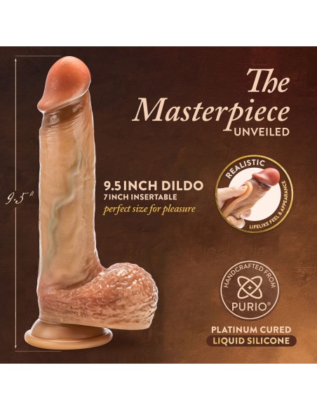 Gode réaliste Blush Renaissance Raphael Silicone Ø 4,5 cm (17,8 cm)