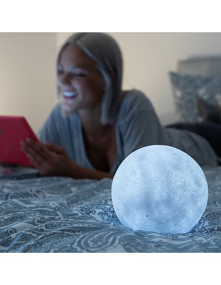 Lampe LED Rechargeable Lune Moondy InnovaGoods