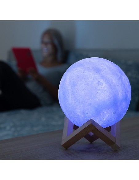 Lampe LED Rechargeable Lune Moondy InnovaGoods