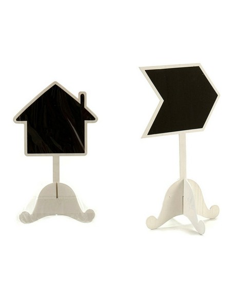 Ardoise Pincello BIG-S3602308 Maison Flèches 13,5 x 25 x 15 cm Support pied