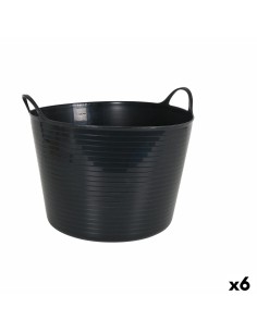 Bac plastique multi-usages Dem Flexy 42 L Rond (6 Unités)