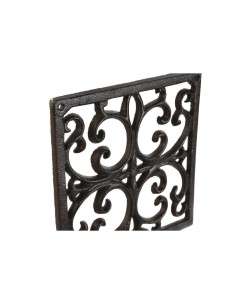 Support mural pour accrocher les pots de fleurs Home ESPRIT Brun foncé Fer 18 x 17,5 x 18 cm 2