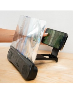 Amplificateur d’Écran pour Téléphone Portable avec Haut-parleur Rechargeable Screenier InnovaGoods 2