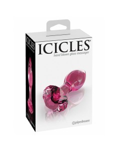 Plug Anal Pipedream Icicles Rose 2