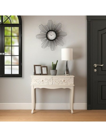 Horloge Murale Versa VS-20460111 Métal Bois MDF 68 x 6,5 x 68 cm
