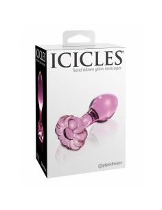 Plug Anal Pipedream Icicles Rose 2