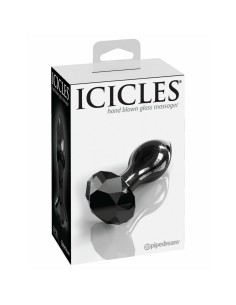 Plug Anal Pipedream Icicles Noir 2