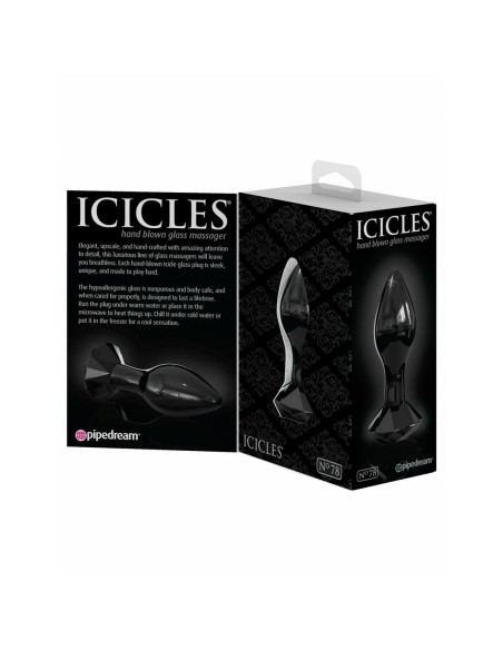 Plug Anal Pipedream Icicles Noir