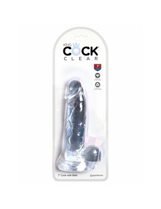 Gode Pipedream King Cock Clear 2