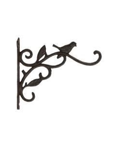 Support mural pour accrocher les pots de fleurs Home ESPRIT Fer 22,5 x 3,5 x 19 cm