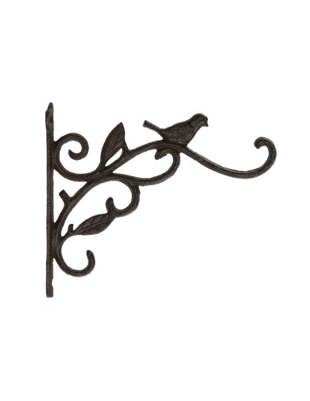Support mural pour accrocher les pots de fleurs Home ESPRIT Fer 22,5 x 3,5 x 19 cm