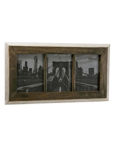 Porte photos mural Versa 21390040 Bois (1,8 x 18,8 x 40 cm)