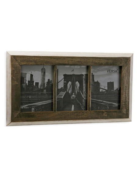 Porte photos mural Versa 21390040 Bois (1,8 x 18,8 x 40 cm)