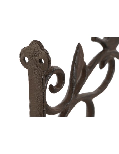 Support mural pour accrocher les pots de fleurs Home ESPRIT Fer 22,5 x 3,5 x 19 cm