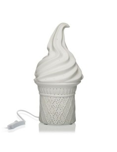 Lampe de bureau Versa Ice Cream 25W Porcelaine (13,7 x 27 x 13,7 cm) 2
