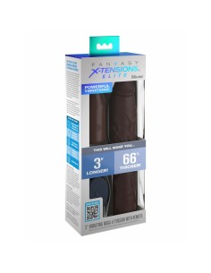 Manchon de pénis Pipedream Fantasy X-tensions Elite Marron 2