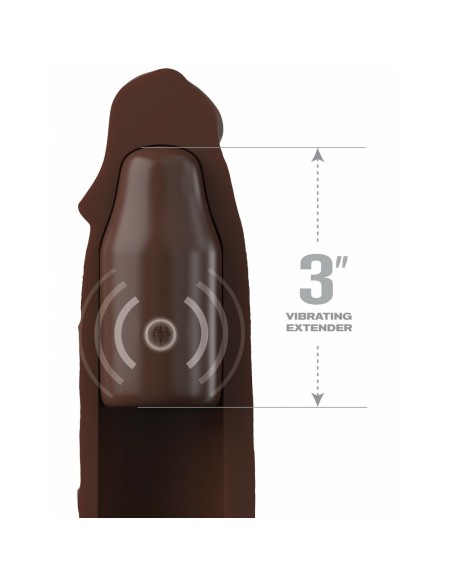 Manchon de pénis Pipedream Fantasy X-tensions Elite Marron