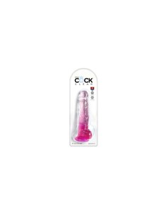 Gode réaliste Pipedream King Cock Clear TPE Rose 2