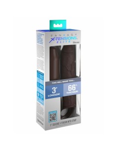 Manchon de pénis Pipedream Fantasy X-tensions Elite Marron 2