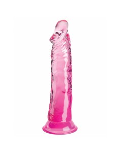 Gode réaliste Pipedream King Cock Clear TPE Rose