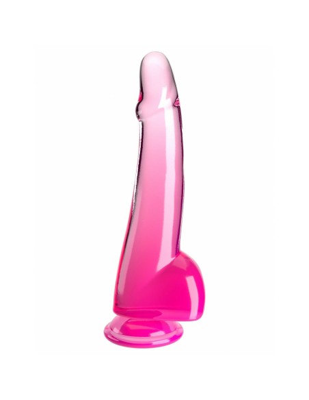 Gode réaliste Pipedream King Cock Clear TPE Rose