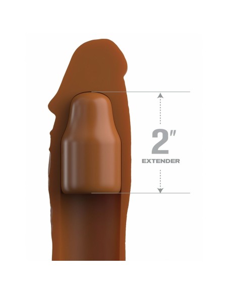 Manchon de pénis Pipedream Fantasy X-tensions Elite Marron