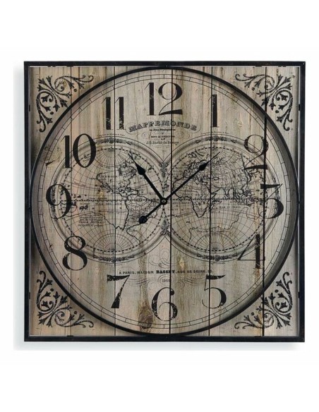 Horloge Murale Versa Bois (59,5 x 5,5 x 59,5 cm)