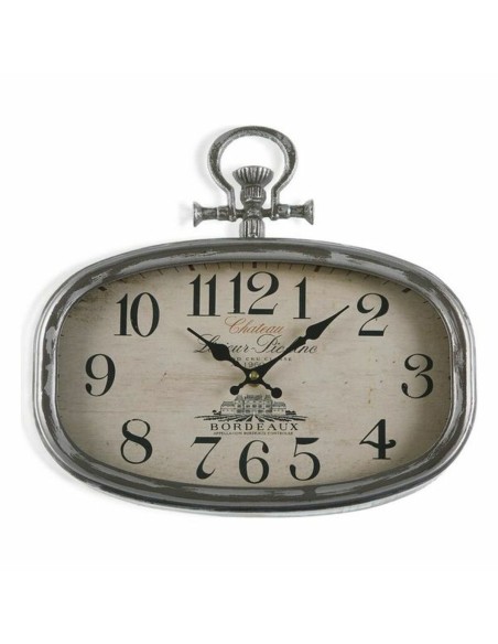 Horloge Murale Versa Chateau Métal (35 x 6 x 32,5 cm)