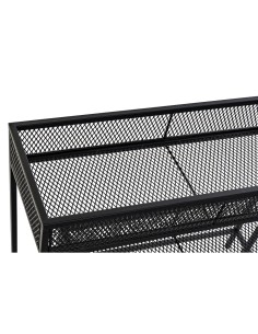 Set de pots de fleurs Home ESPRIT Noir Métal 70 x 25 x 60 cm 2