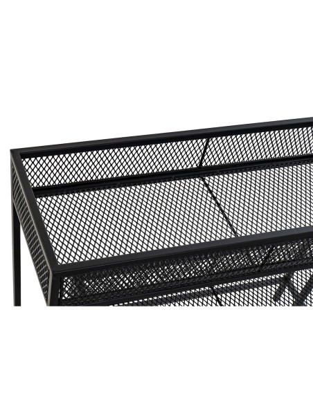 Set de pots de fleurs Home ESPRIT Noir Métal 70 x 25 x 60 cm