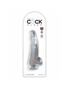Dildo Pipedream King Cock Clear TPE 2