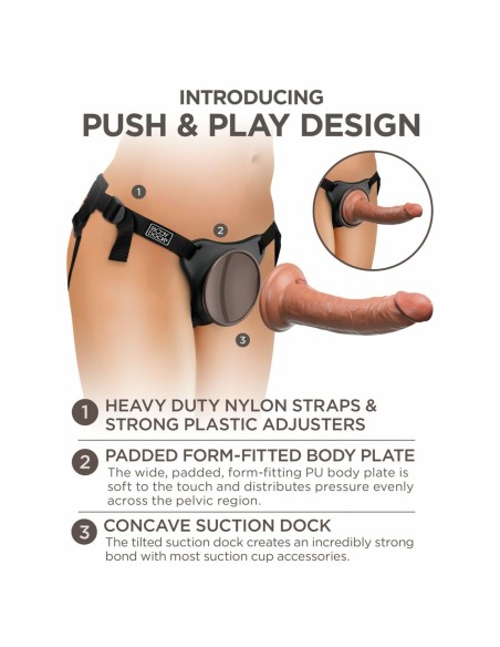 Gode ceinture Pipedream King Cock Elite