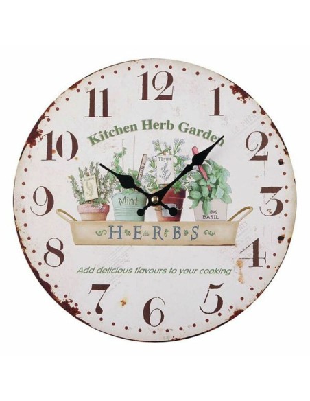 Horloge Murale Kitchen Métal (5 x 28 x 28 cm)