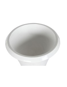 Cache-pot Home ESPRIT Blanc Doré Fibre Moderne 40 x 40 x 100 cm 2