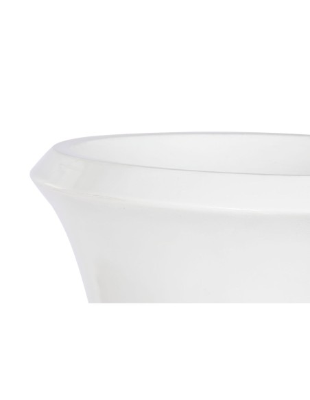 Cache-pot Home ESPRIT Blanc Doré Fibre Moderne 40 x 40 x 100 cm