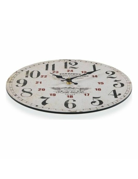 Horloge Murale Versa Pharmautique Bois (4 x 30 x 30 cm)
