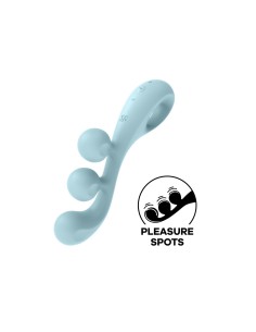 Vibromasseur Satisfyer Tri Ball 2 Bleu 2