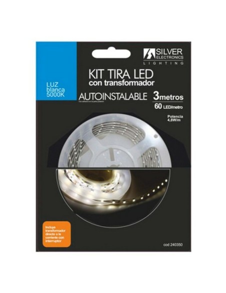 Bandes LED Silver Electronics 240350 5000K Blanco 3M