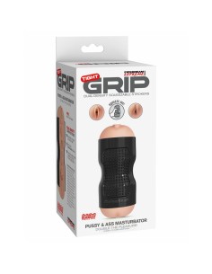 Vortex Dame Rose Pipedream Tight Grip Pussy & Ass Masturbator Noir