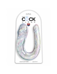 Gode réaliste Pipedream King Cock Clear TPE 2