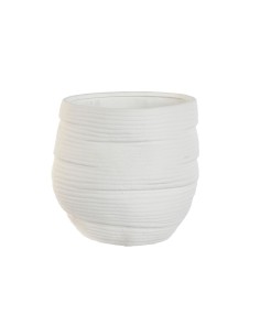 Cache-pot Home ESPRIT Blanc Céramique 29 x 29 x 27 cm