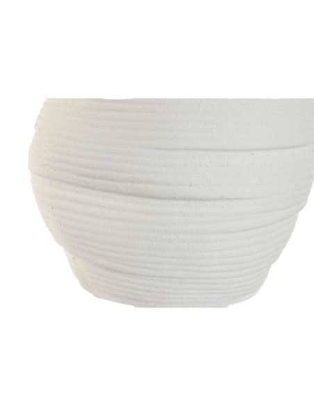 Cache-pot Home ESPRIT Blanc Céramique 29 x 29 x 27 cm