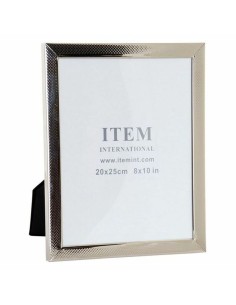 Cadre photo DKD Home Decor Multicouleur Argenté Métal Papier Verre Bois MDF