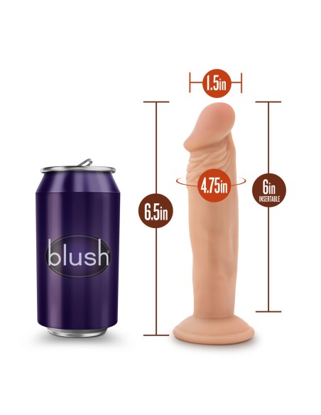 Gode réaliste Blush Dr Skin PVC Ø 3,5 cm (16,5 cm) (15,5 cm)