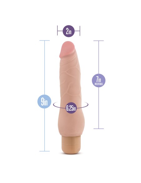 Gode réaliste Blush Au Naturel TPE Ø 4,4 cm (19 cm)